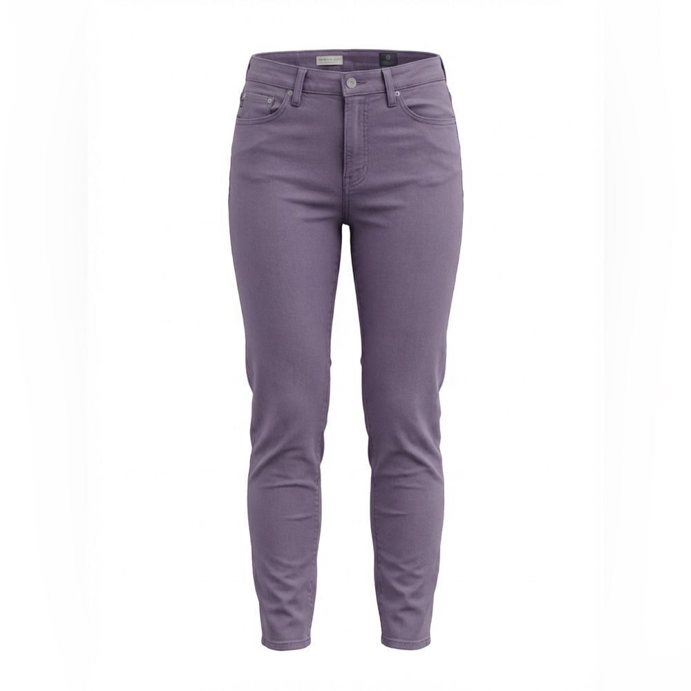 ADRIANO GOLDSCHMIED WOMENS SKINNY JEANS PURPLE SIZE 27R